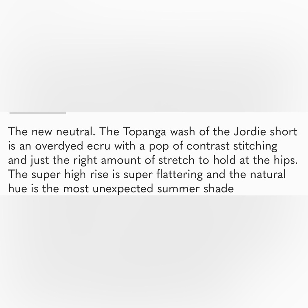 Favorite Daughter The Jordie Short Super Hi Rise Size 34 NWT - Picture 5 of 12
